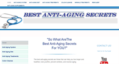 Desktop Screenshot of best-anti-aging-secrets.com